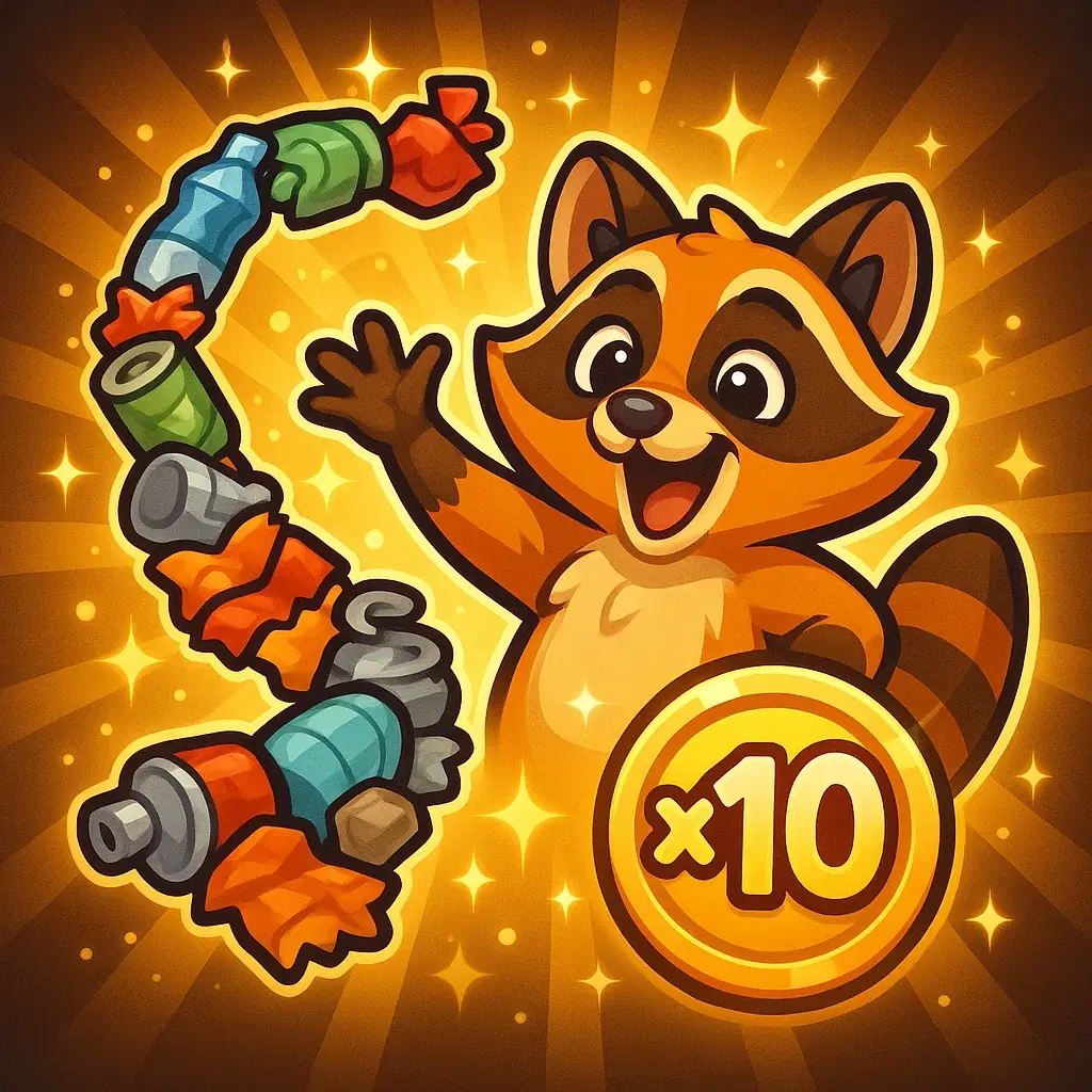 10x Epic Trash Tail
